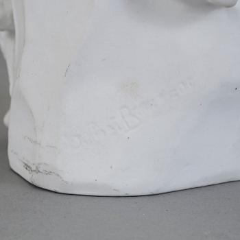 FIGURIN, parian, otydligt signerad, 1900-talets början.