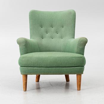 Carl Malmsten, armchair, 'Wergeland', second half of the 20th century.