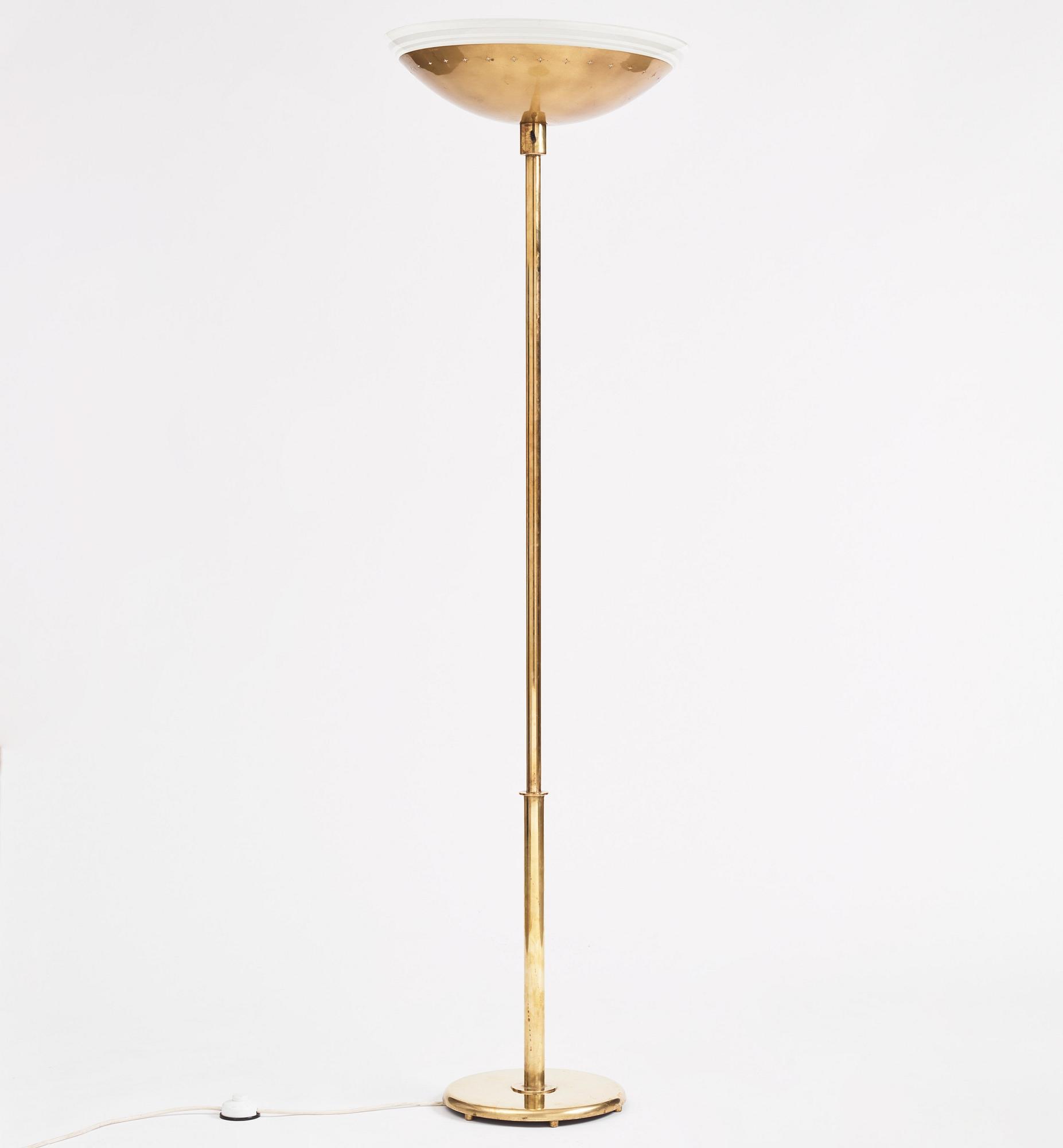 Harald Notini, a floor lamp model "15250", Arvid Böhlmarks Lampfabrik, Stockholm 1940s.