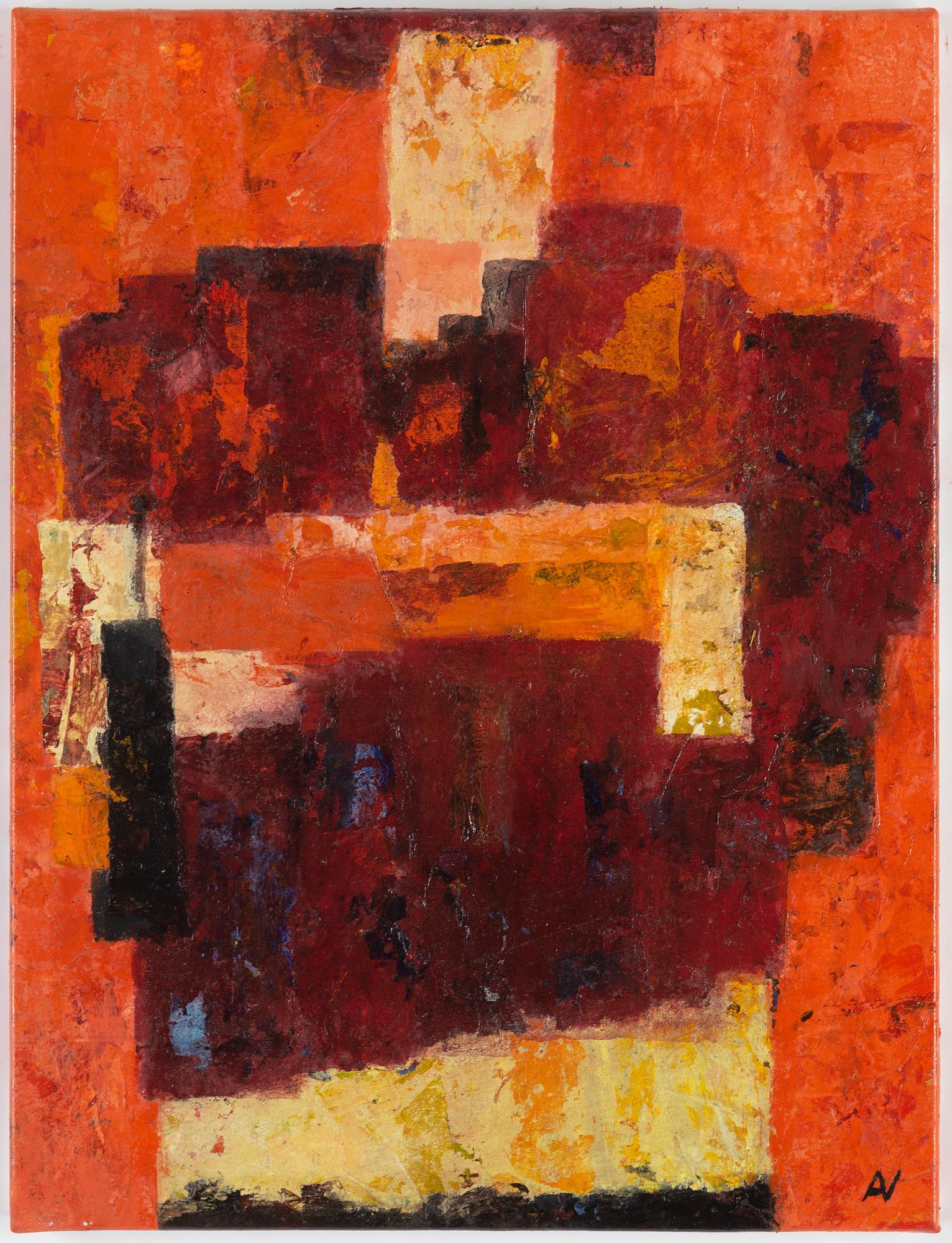 ANNE VILSBØLL, olja på duk, monogramsignerad AV.