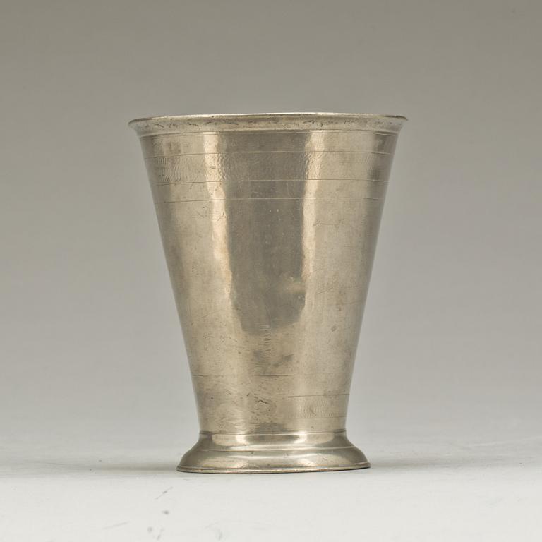 BÄGARE, tenn, Hindrich Nyberg, verksam i Jönköping 1778-1780.