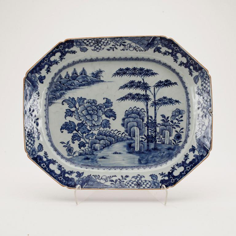 STEKFAT, porslin, Qianlong, Kina 1700-tal.