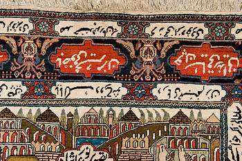 SEMIANTIK KESHAN FIGURAL S.K. MOTACHEM. 205 x  128 cm.