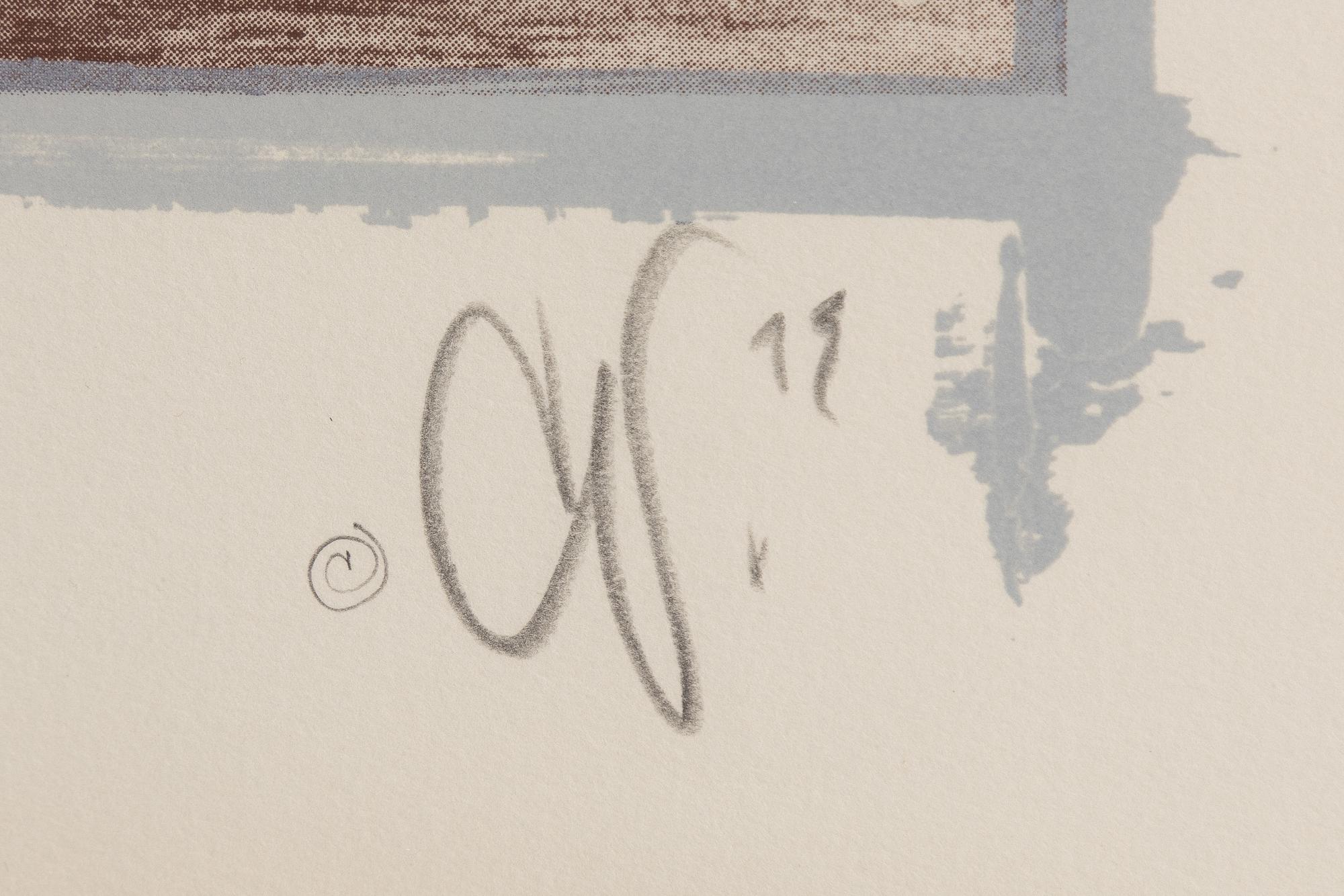 Claes Oldenburg, "Mitt Print with Bob".