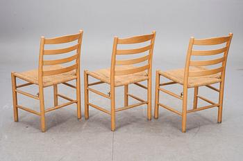 STOLAR, 6 st, "kyrkstolen", Kaare Klint, Danmark.