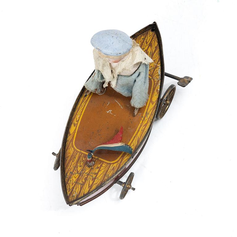 Issmayer (J.A. Issmayer), attributed, tin toy, Germany, late 19th century.