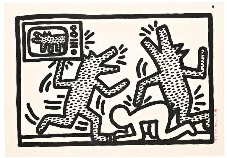 Keith Haring, "Untitled".