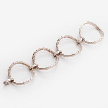 Zoltan Popovits, bracelet, silver, Lapponia 2009.