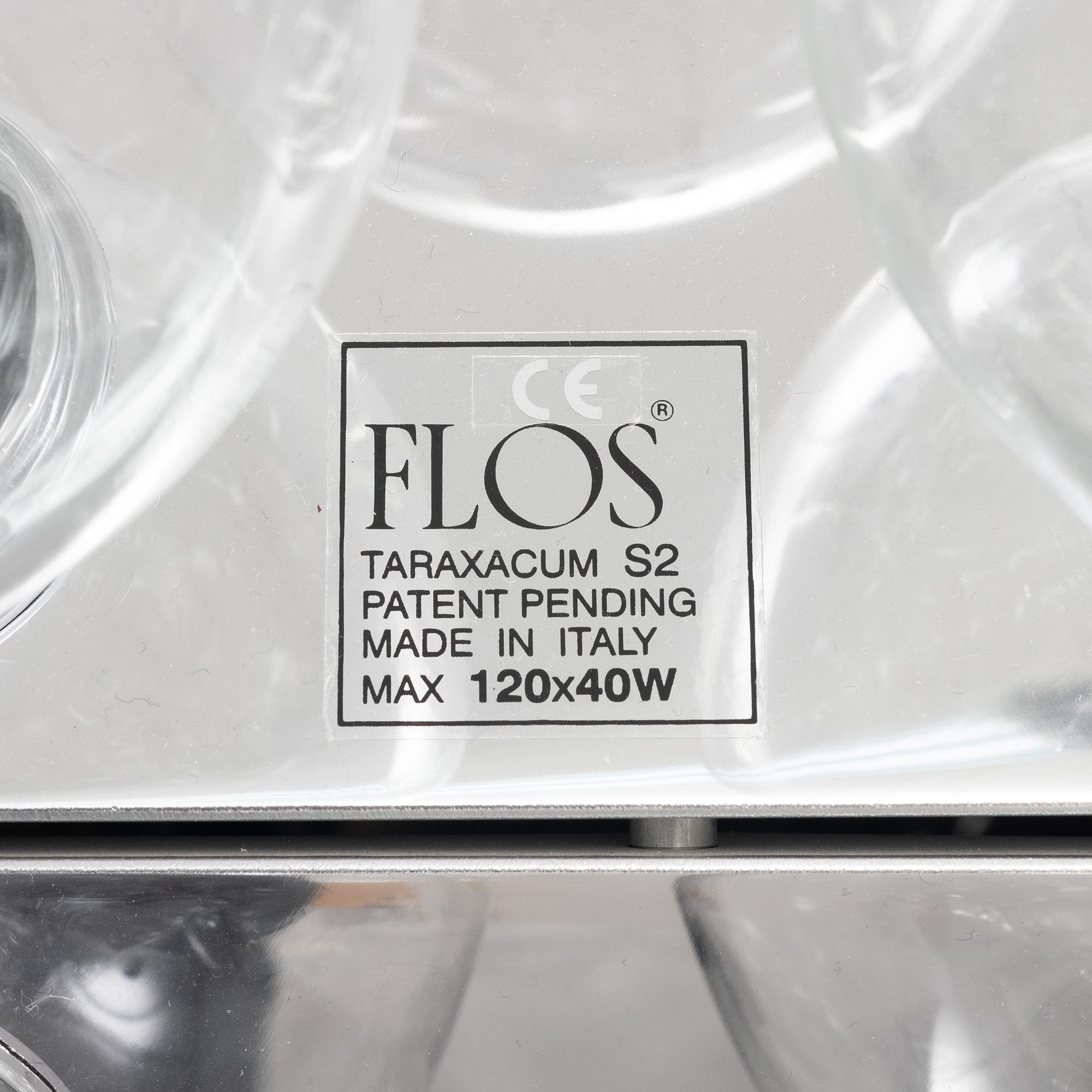Achille Castiglioni, taklampa "Taraxacum S2" för Flos. formgiven 1988.