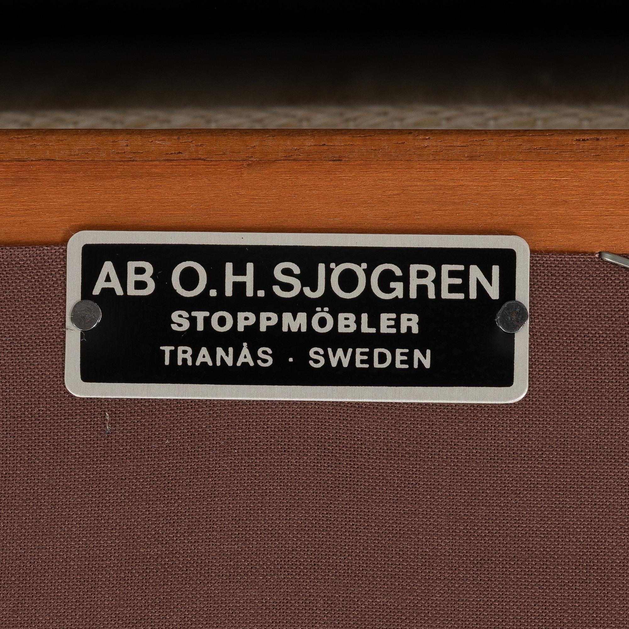 Carl Malmsten, armchair, "The Housefather", OH Sjögren 1988.