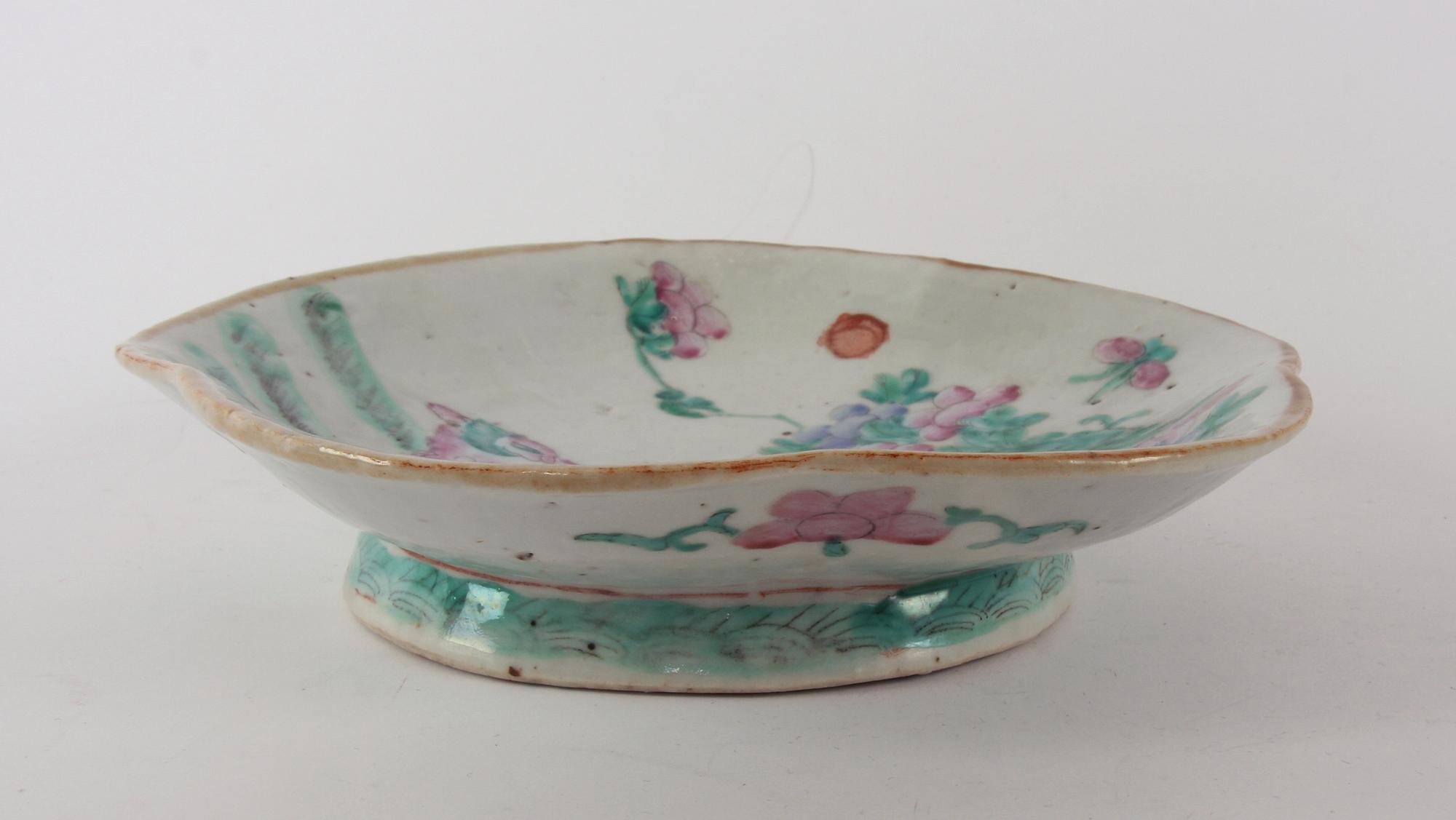 SKÅLFAT, porslin, Kanton, 1800-tal.