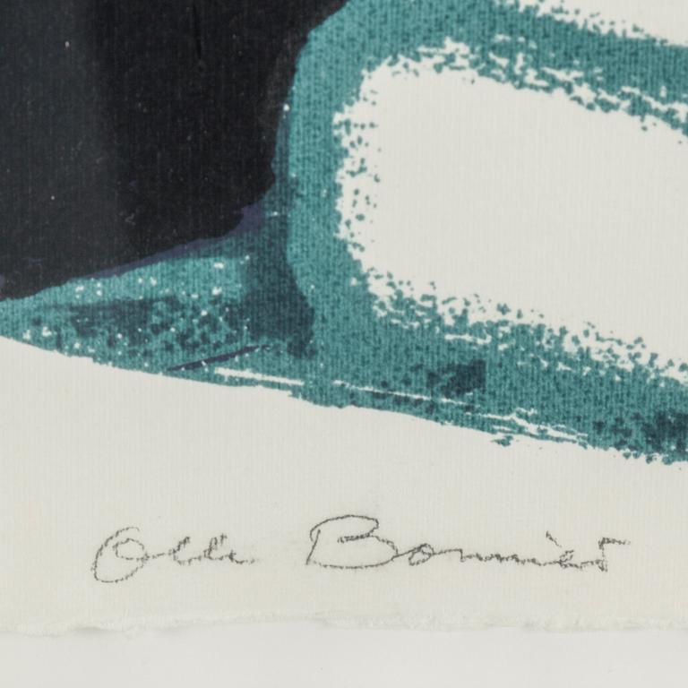 OLLE BONNIÉR, serigraphy, signed and numbered 129/180.