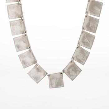 Björn Weckström, collier, "Galaktiska toppar", sterlingsilver. Lapponia 1995.