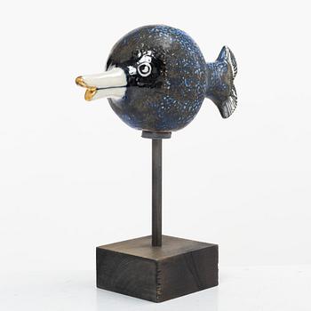 Lisa Larson, a figurine, from the 'Ocean' series, K-Studion, Gustavsberg.