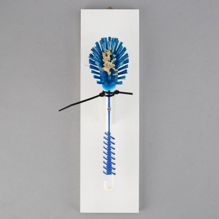 Kjartan Slettemark, sculpture, mixed media, signed and dated -04.