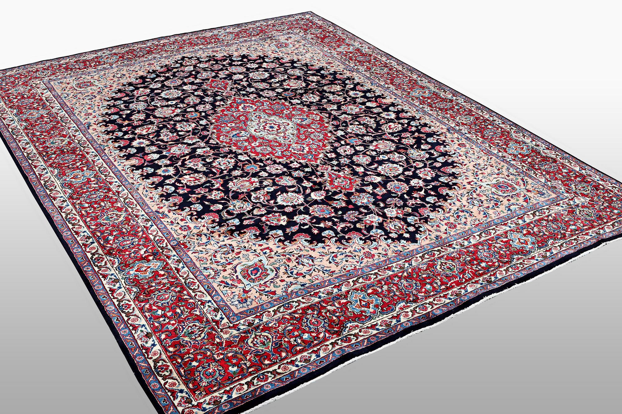 A carpet, Kashmar, ca 395 x 308 cm.