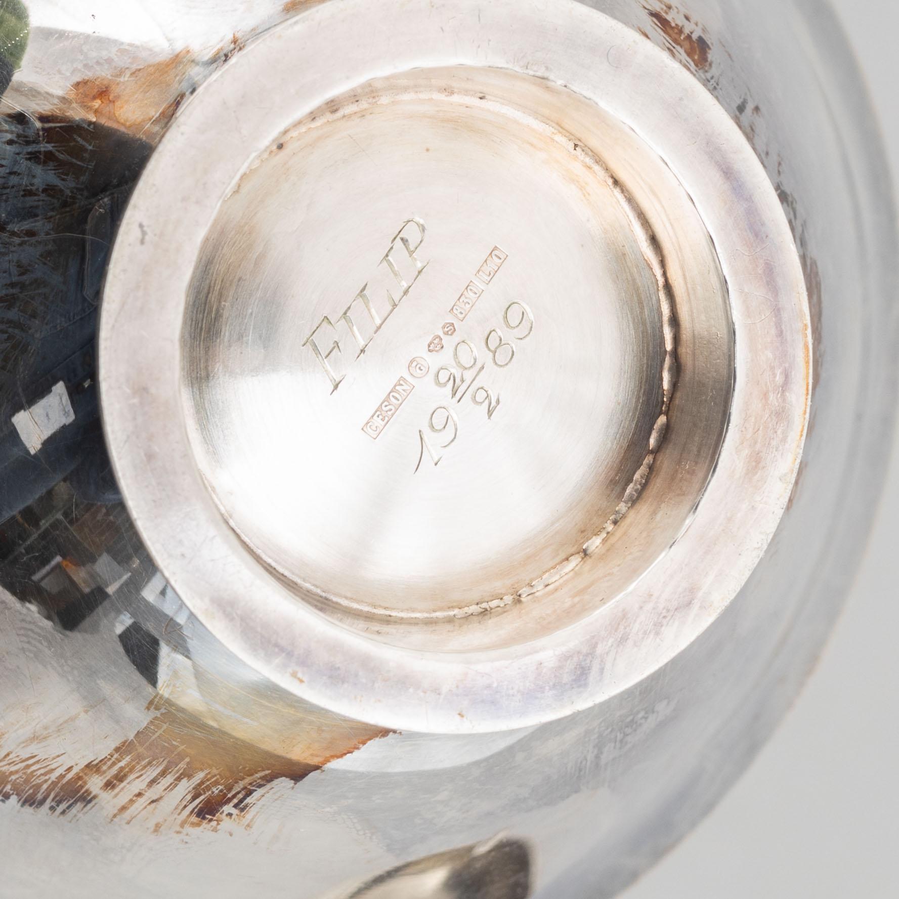 Parti silver, 6 delar, bl.a. C.G. Hallberg & GAB.