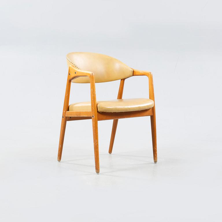 A arm chair by Yngve Ekström, "Puck/922", Gemla Fabrikers AB, Diö, designed in 1956.