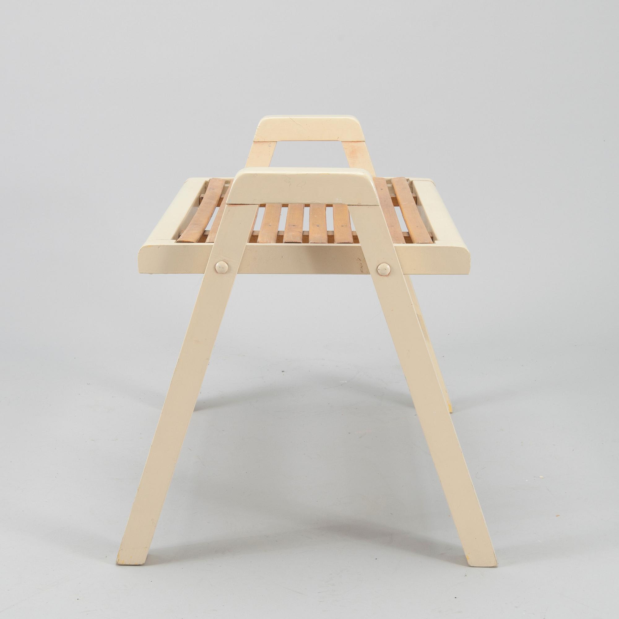 TRÄDGÅRDSMÖBLEMANG, 6 delar, funkis, 1930-tal.