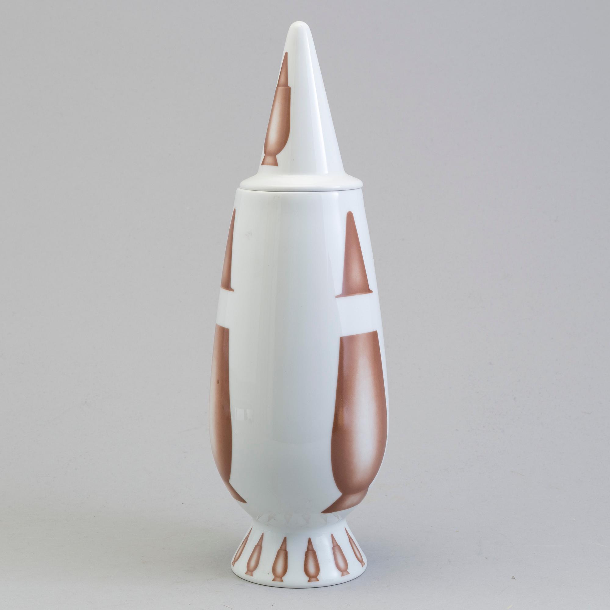 ALESSO MENDINI & YAEL APPLEFELD, vase, modell "TAM80", "100% Make Up", nr 4, Alessi, 1992. Märkt 09099.