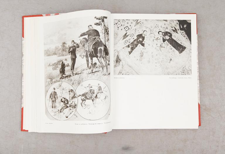 BÖCKER: SVENSKT KONSTNÄRLEXIKON, Abbe-Dahlander, Allhems, 1952, 5 volymer.