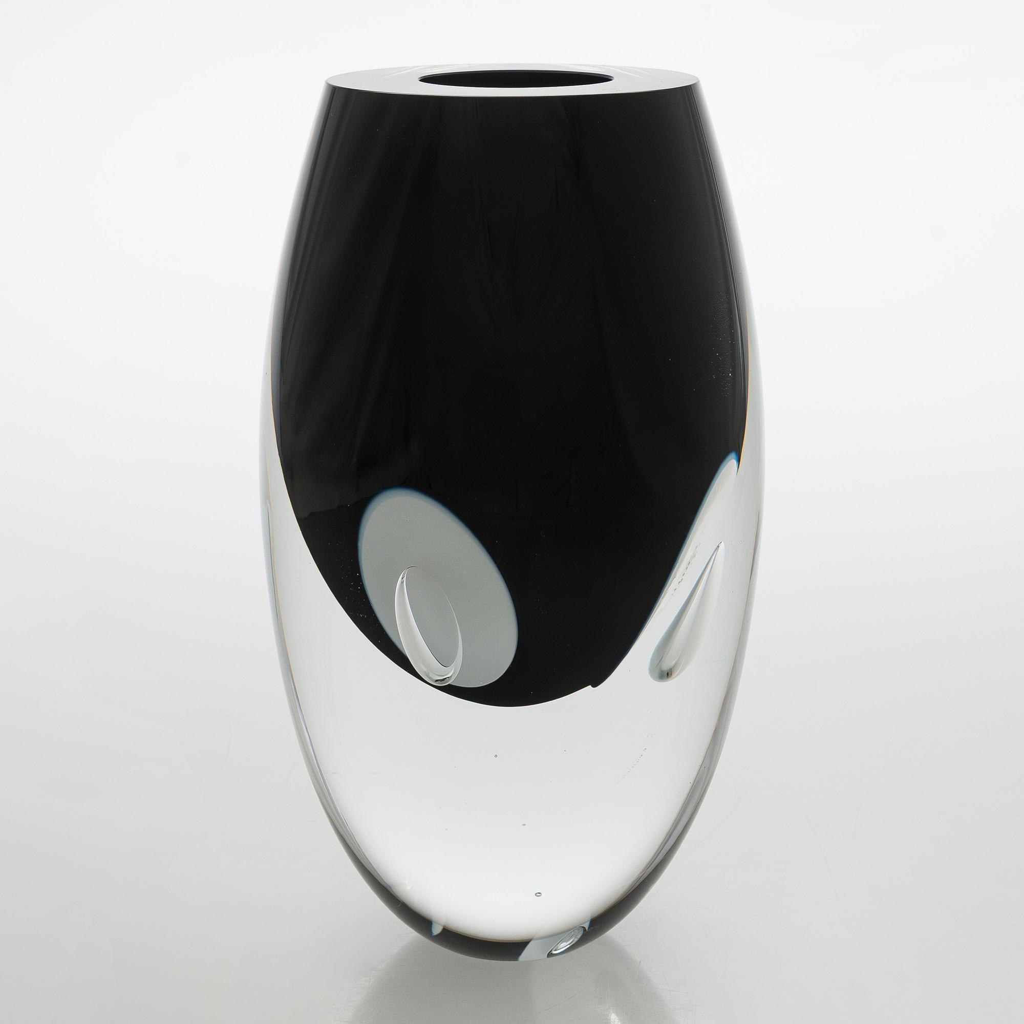 Timo Sarpaneva, glasskulptur, "Claritas", signerad Timo Sarpaneva 12/1985.