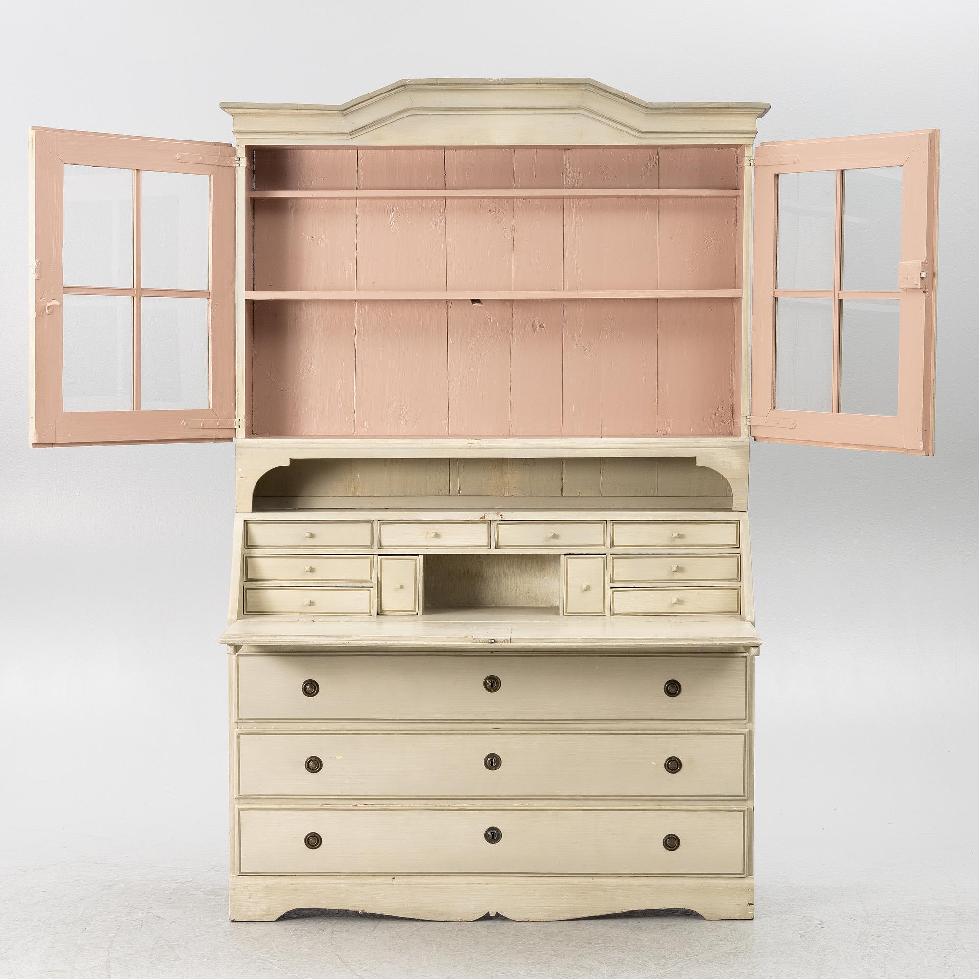 Skrivskåp, 1800-tal.