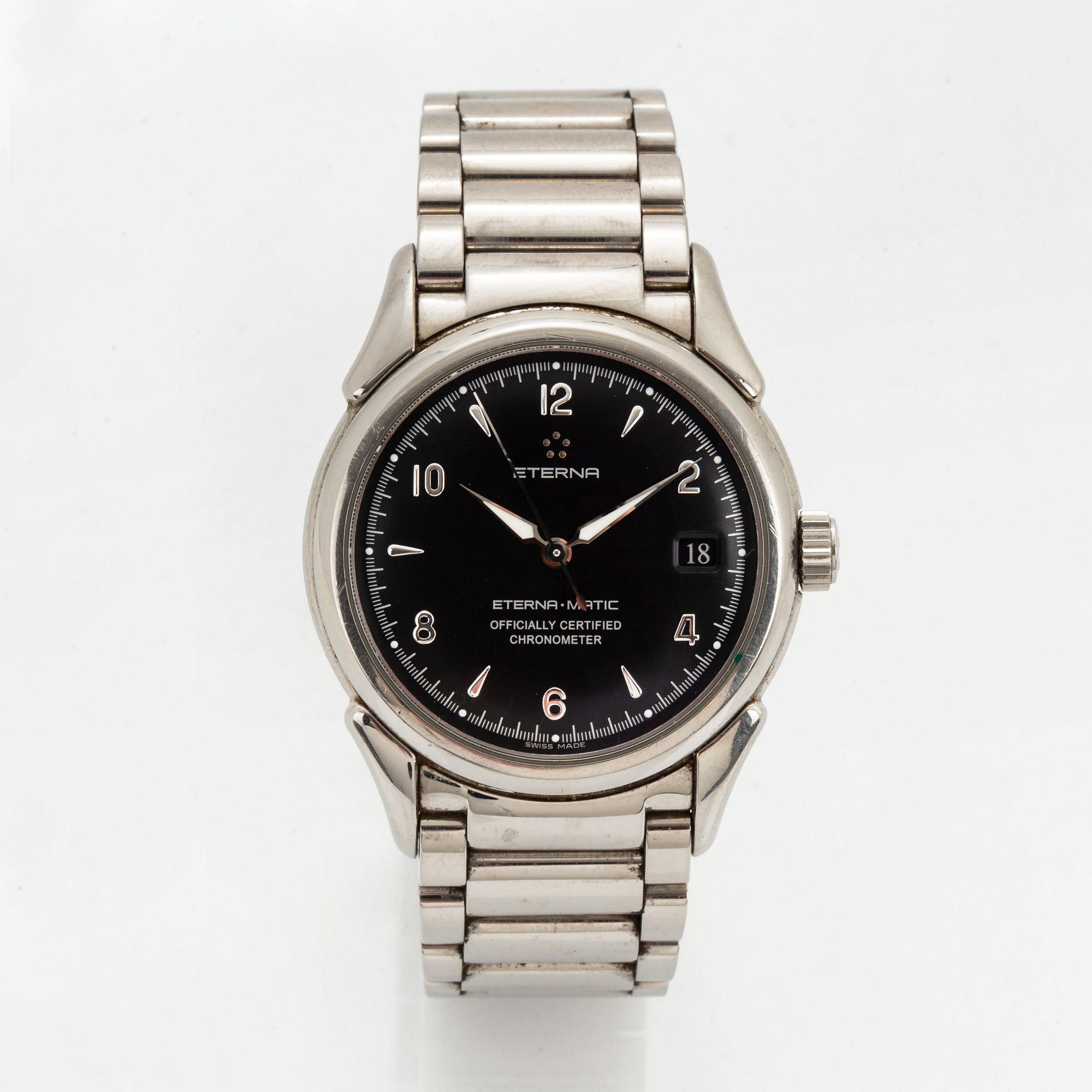 Eterna Matic Eterna 1948 Chronometer wristwatch 36 5 mm. Bukowskis
