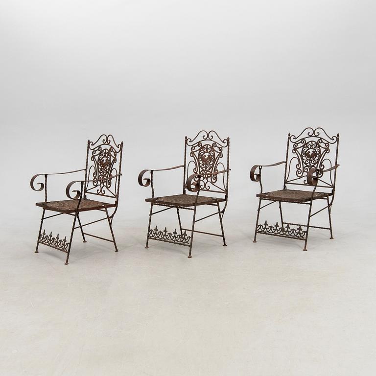 Garden Set, 7 Pieces, 20th Century.