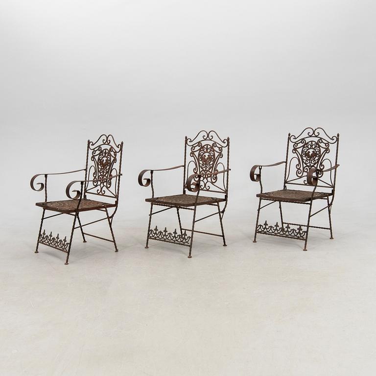 Garden Set, 7 Pieces, 20th Century.