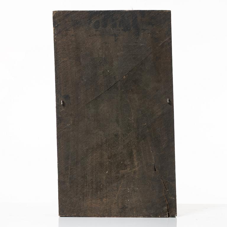 A Southeast Asian wooden panel, 20th century.