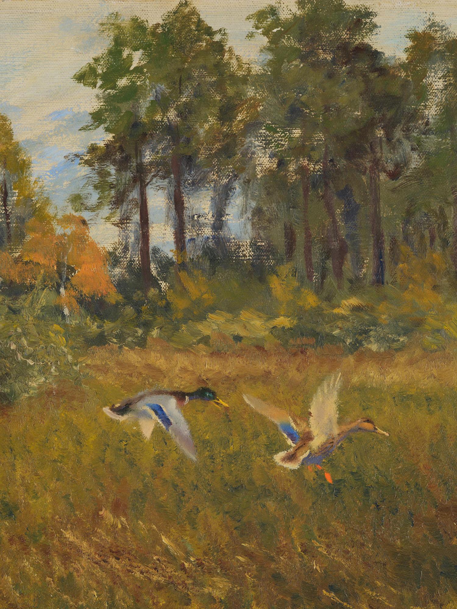 Bruno Liljefors, Autumn landscape.