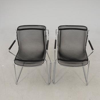 Charles Pollock, armchairs 2 pcs "Penelope" for Castelli, Italy, 1982.