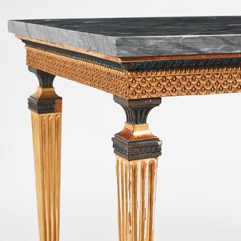 Konsolbord, Stockholmsarbete, Jonas Frisks art, omkring år 1800, Sengustavianskt.