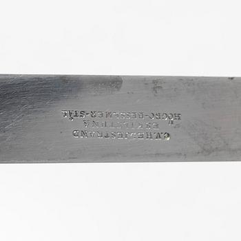 Gustaf Möllenborg, Ten Swedish silver flatware pieces, "Olga", mark of Möllenborg-Feron, Stockholm, 1853-1865.