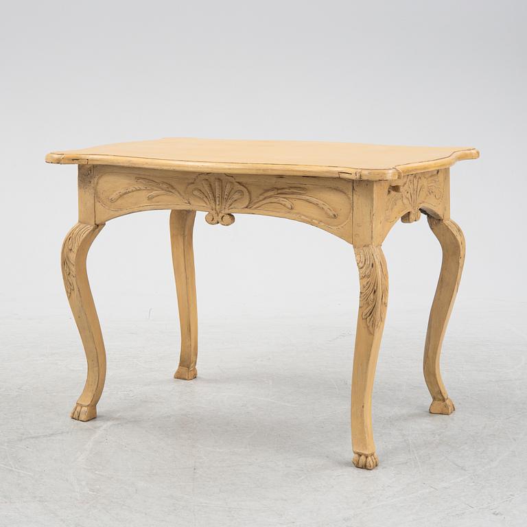 A Swedish provincial Rococo desk, 18th Century.