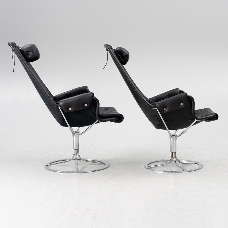 Bruno Mathsson, a pair of 'Jetson' swivel easy chairs, by Dux.