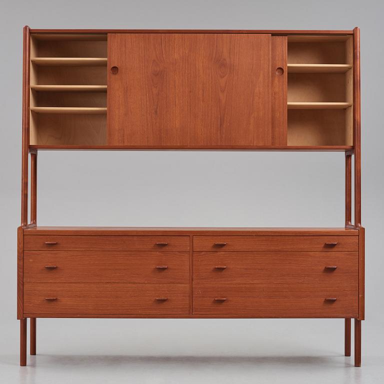 Hans J. Wegner, sideboard med överskåp, "RY20", RY Møbler, Danmark 1955.