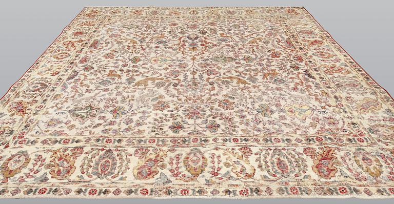 Matta, Figural , Orientalisk, ca 330 x 293 cm.