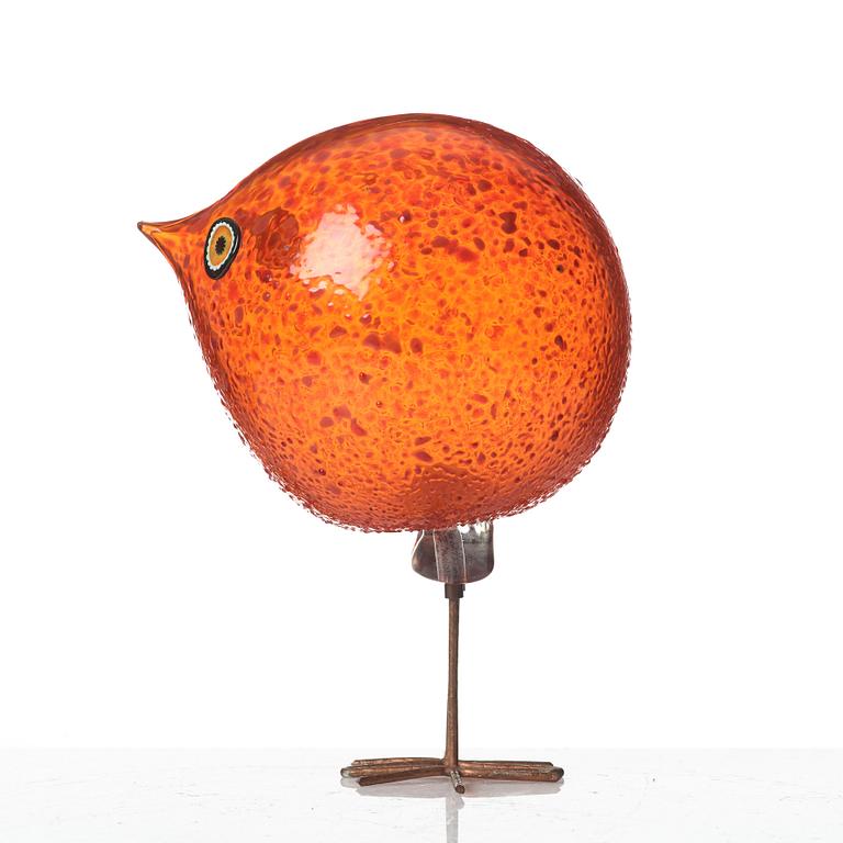 Peter Pelzel, a "Pulcino" glass bird, Vistosi, Italy 1960's, model S 193.