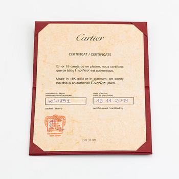 Cartier armband "Juste en Clou" 18K roséguld med runda briljantslipade diamanter.