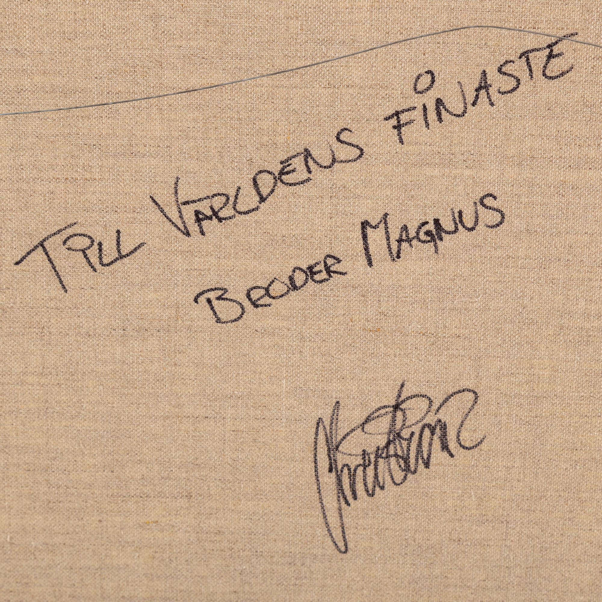 CHRISTIAN BEIJER, acrylic on canvas, signed and dated 2012/13.