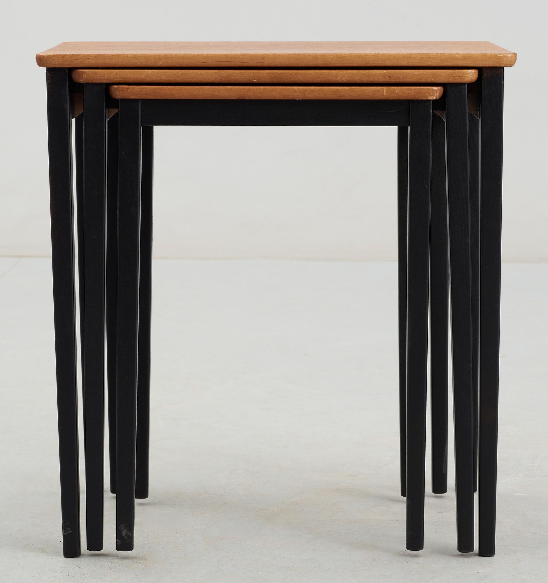 SATSBORD, 1950/60-talets mitt.