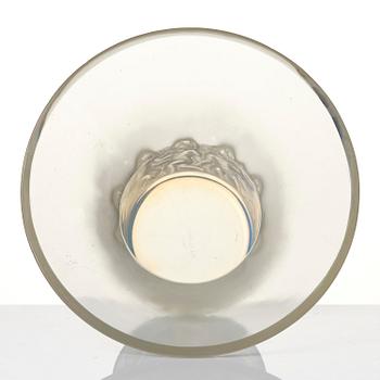 René Lalique, a "Farandole" glass vase, France, post 1930.