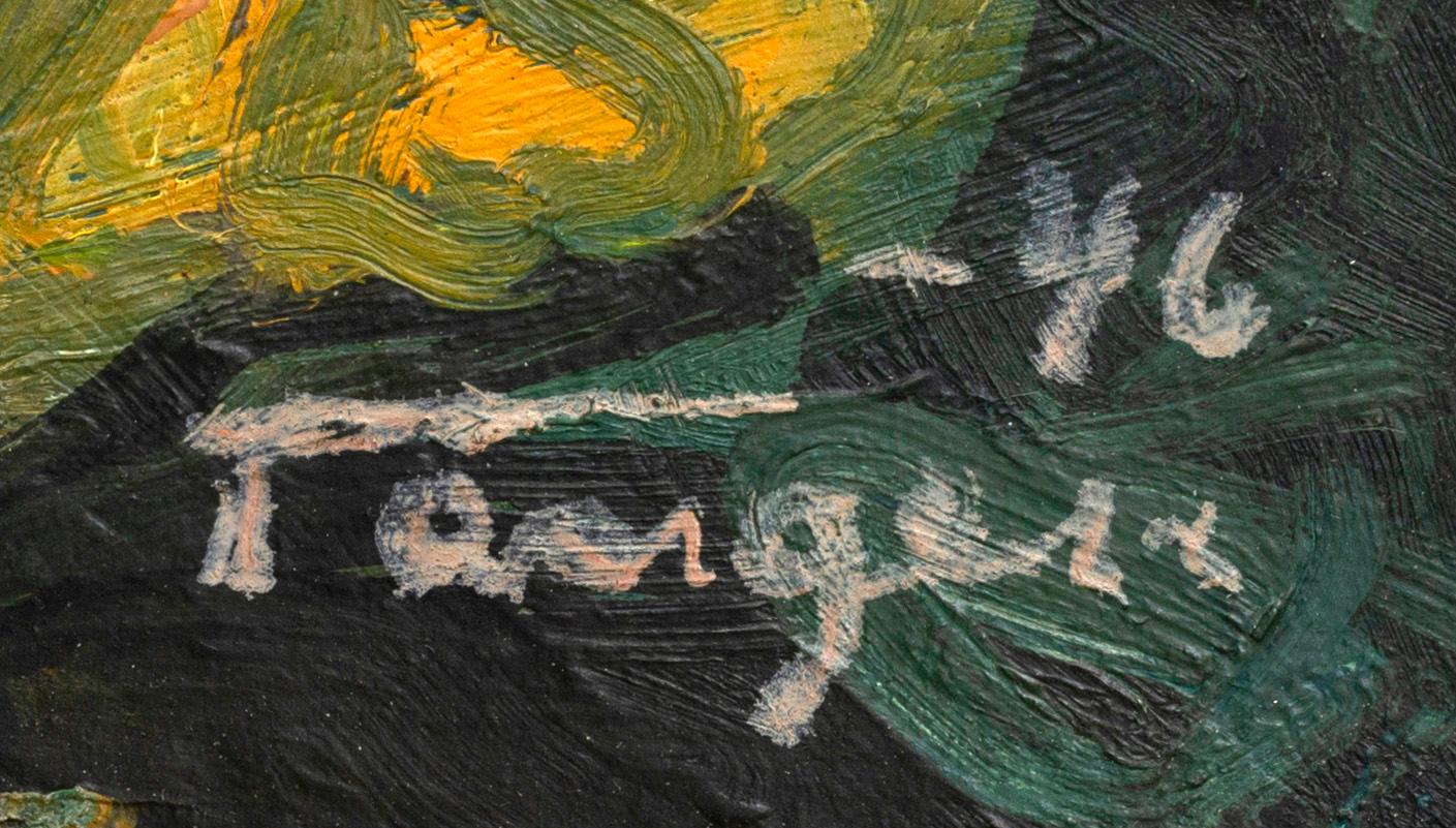 OLAF TANGEN,oil on panel, signed, dated -46.