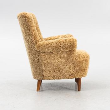 Carl Malmsten, armchair, "Hemmakväll", second half of the 20th century.