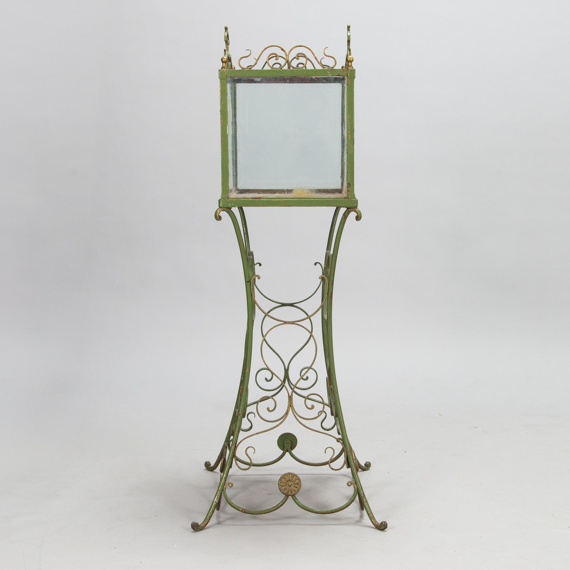 Terrarium/akvarium, viktoriansk stil, omkring 1900.