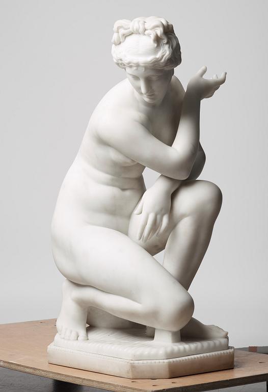 Giambologna Efter, "Knäböjande Venus".