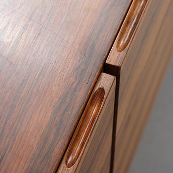 Ib Kofod-Larsen, a rosewood veneered sideboard model "501" from the "Ib 500" series, Seffle Möbelfabrik, Sweden, 1960s.