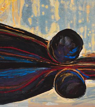 CO Hultén, gouache on paper board, signed and dated -48.